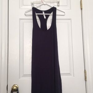 Navy blue maxi dress